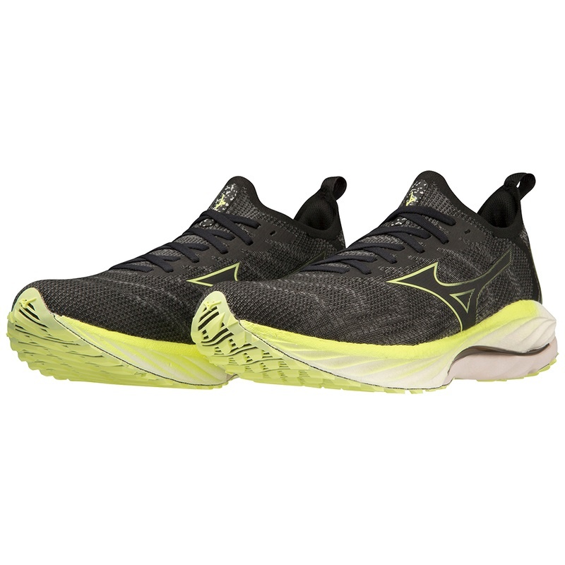 Chaussure Running Mizuno Wave Neo Vent Homme Noir Jaune | France M4537XC