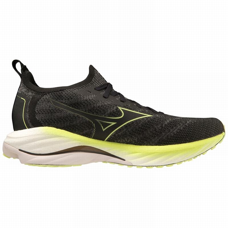 Chaussure Running Mizuno Wave Neo Vent Homme Noir Jaune | France M4537XC