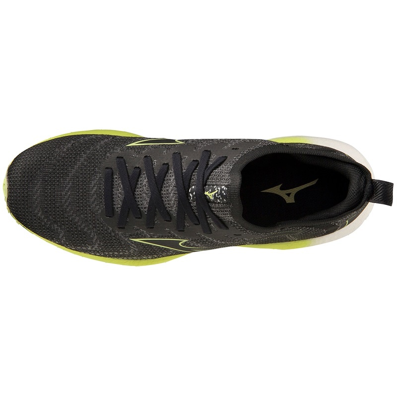 Chaussure Running Mizuno Wave Neo Vent Homme Noir Jaune | France M4537XC