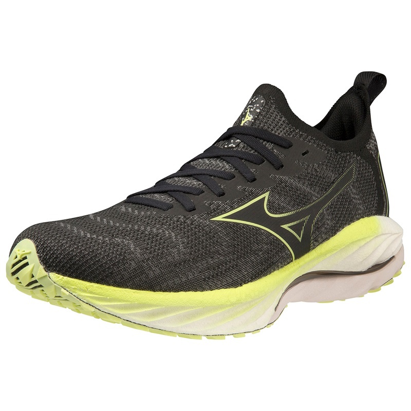 Chaussure Running Mizuno Wave Neo Vent Homme Noir Jaune | France M4537XC