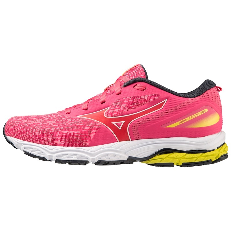 Chaussure Running Mizuno Wave Prodigy 5 Femme Rose Blanche | France M0194ZW