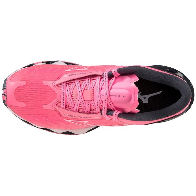 Chaussure Running Mizuno Wave Prophecy 12 Femme Rose Noir | France M7869YF