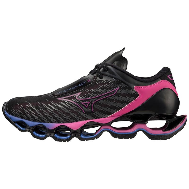 Chaussure Running Mizuno Wave Prophecy 12 Femme Noir | France M3967JZ