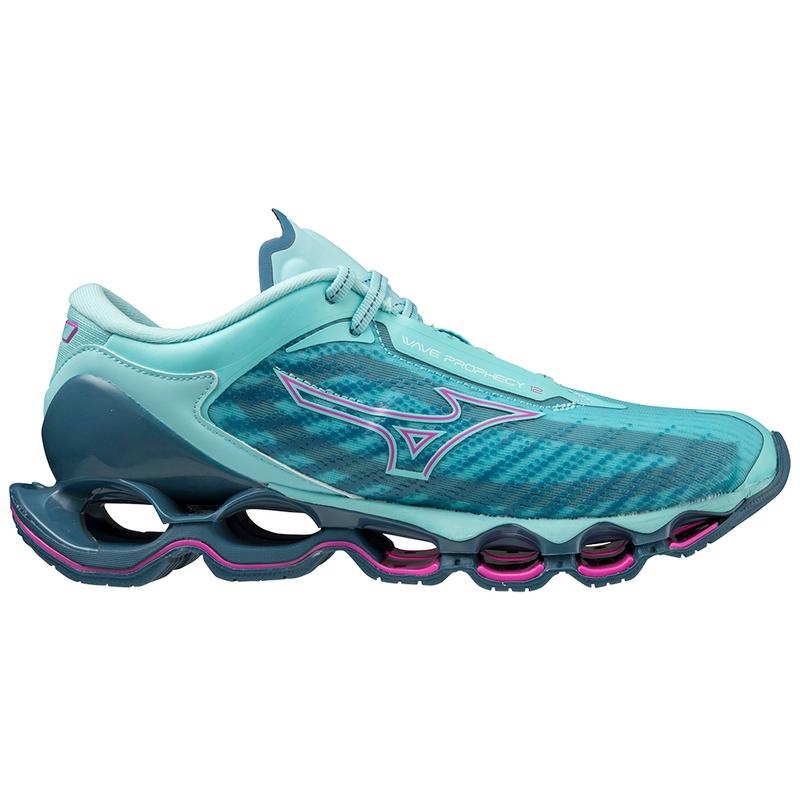 Chaussure Running Mizuno Wave Prophecy 12 Femme Bleu | France M4713GQ