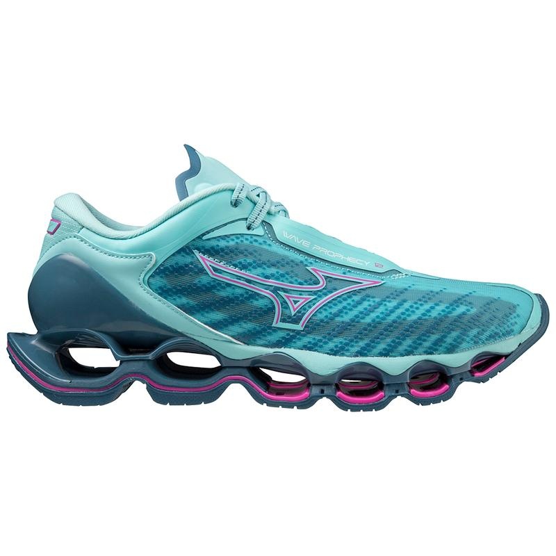 Chaussure Running Mizuno Wave Prophecy 12 Femme Bleu | France M4713GQ