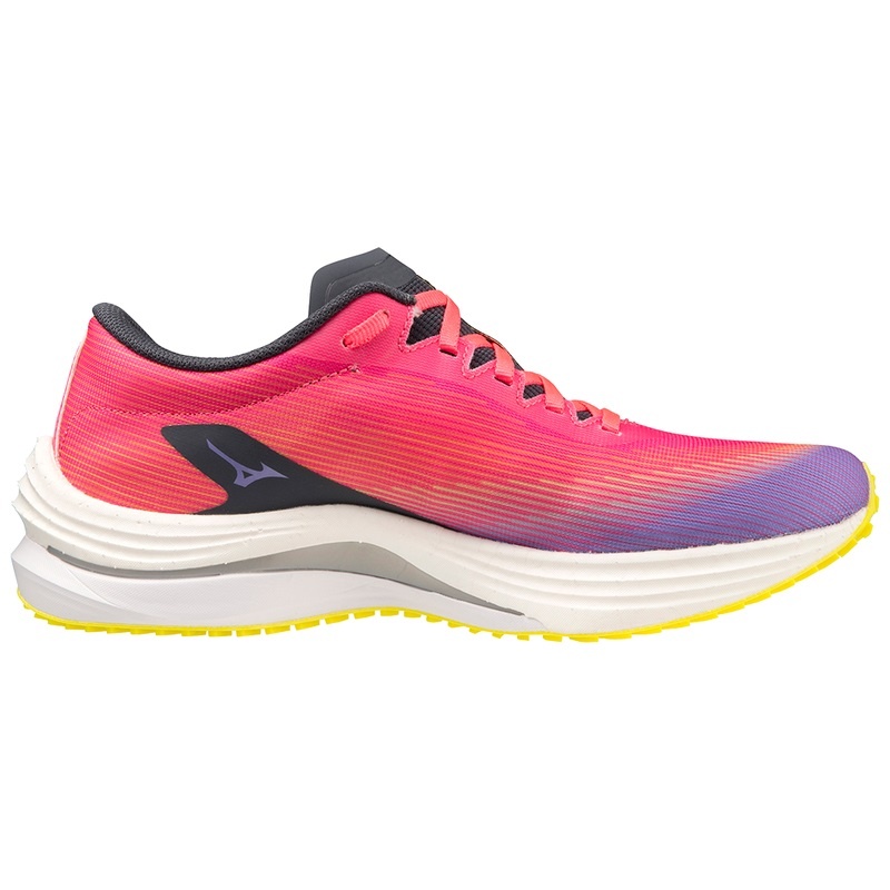 Chaussure Running Mizuno Wave Rebellion Flash Femme Rose Bleu | France M1802AT