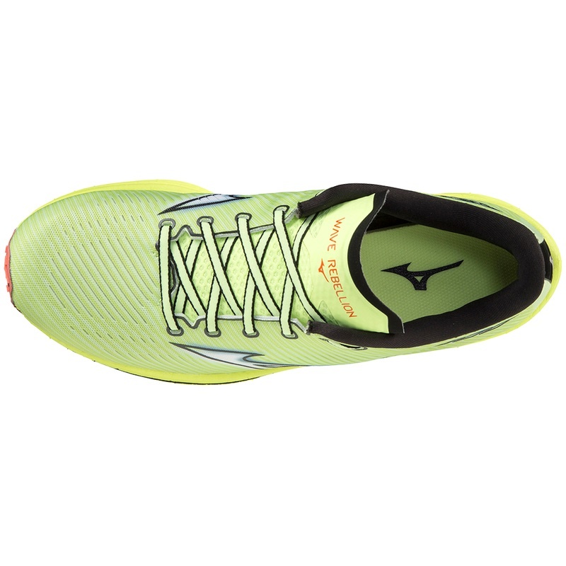 Chaussure Running Mizuno Wave Rebellion Homme Jaune | France M7314MP