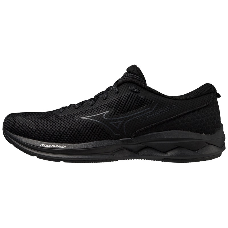 Chaussure Running Mizuno Wave Revolt 3 Homme Noir Noir | France M2576LJ