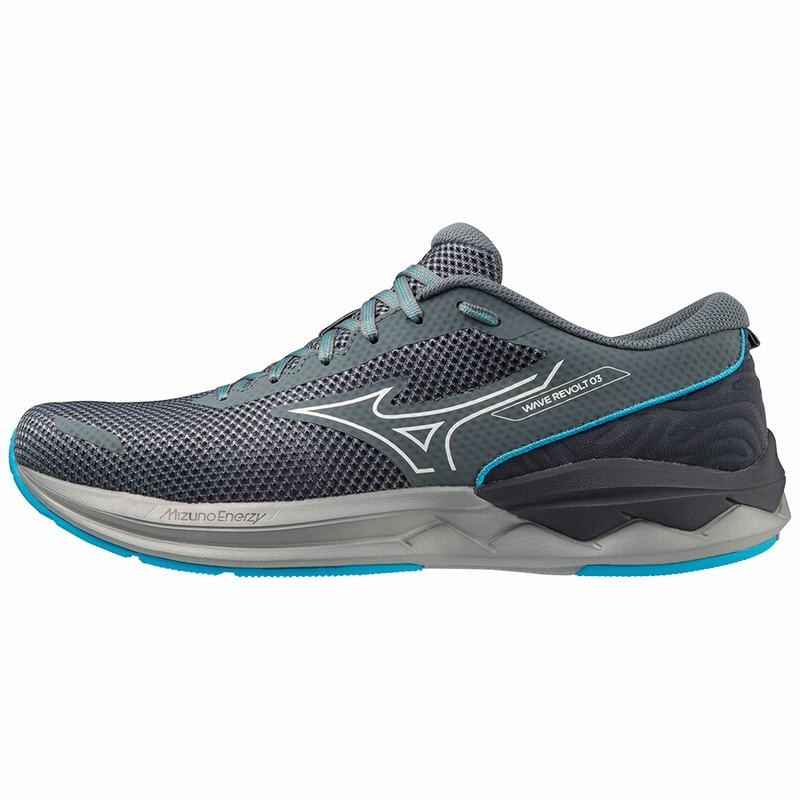 Chaussure Running Mizuno Wave Revolt 3 Homme Bleu | France M7152AP