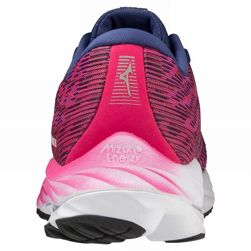 Chaussure Running Mizuno Wave Rider 26 Femme Fushia Bleu | France M3194YK