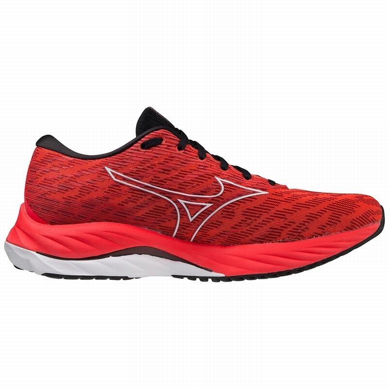 Chaussure Running Mizuno Wave Rider 26 Homme Rouge Blanche Noir | France M9350SX