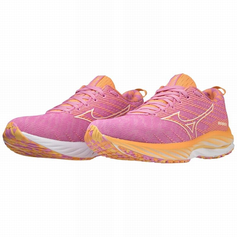 Chaussure Running Mizuno Wave Rider 26 Roxy Femme Blanche Orange | France M8617EJ