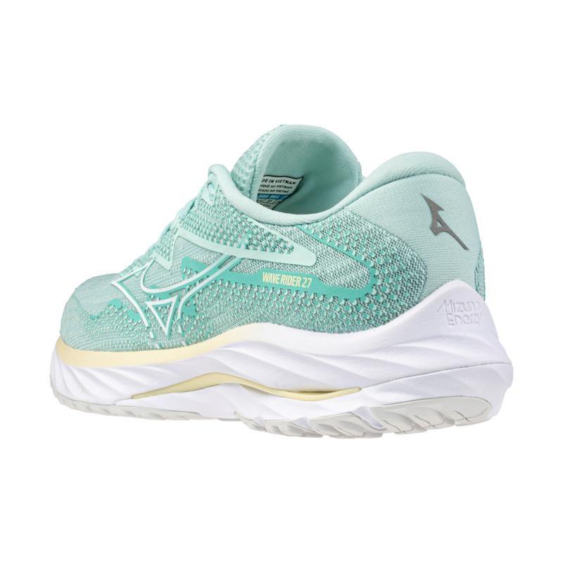 Chaussure Running Mizuno Wave Rider 27 Femme Bleu Blanche | France M2145LT