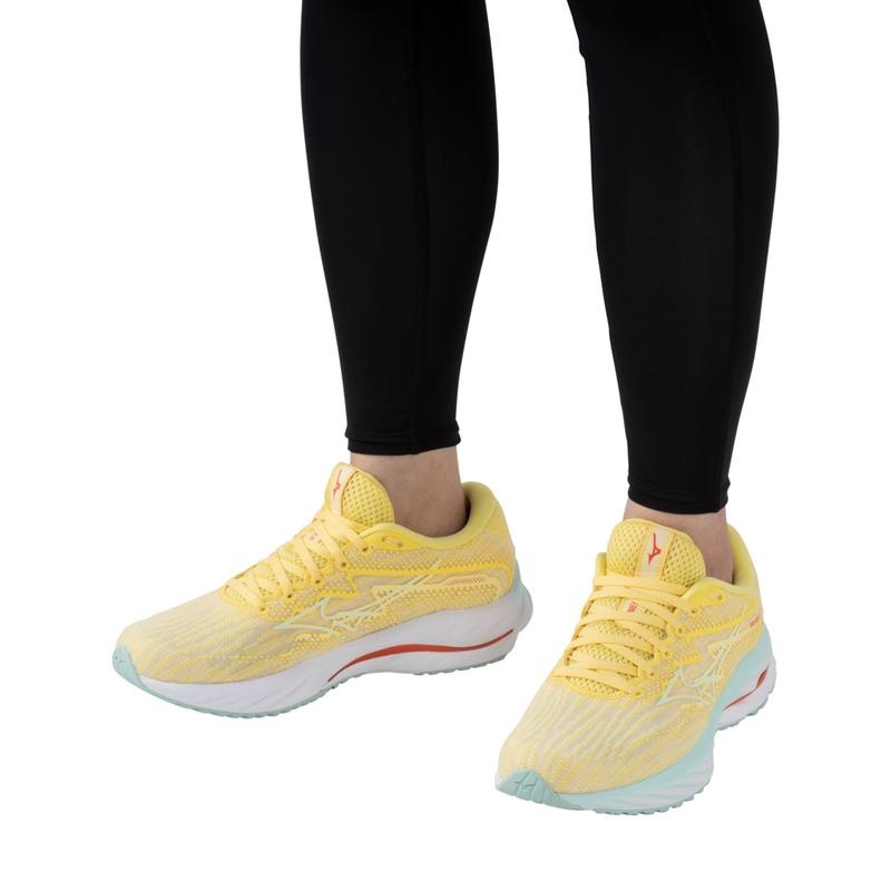 Chaussure Running Mizuno Wave Rider 27 Femme Jaune | France M3164SA