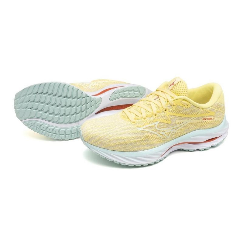 Chaussure Running Mizuno Wave Rider 27 Femme Jaune | France M3164SA