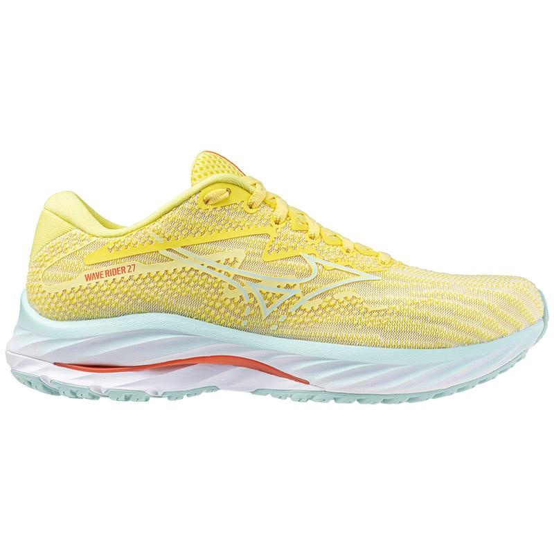 Chaussure Running Mizuno Wave Rider 27 Femme Jaune | France M3164SA