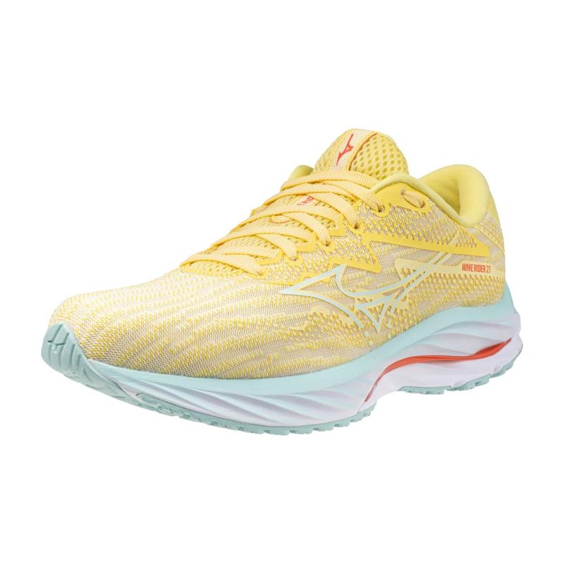 Chaussure Running Mizuno Wave Rider 27 Femme Jaune | France M3164SA