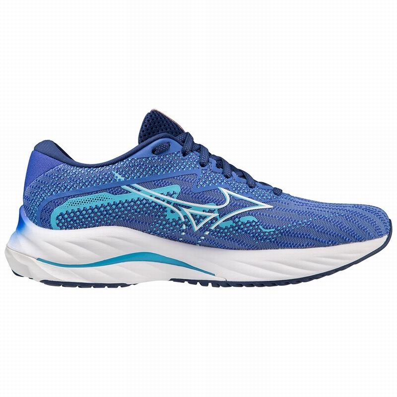 Chaussure Running Mizuno Wave Rider 27 Femme Bleu | France M0576BL