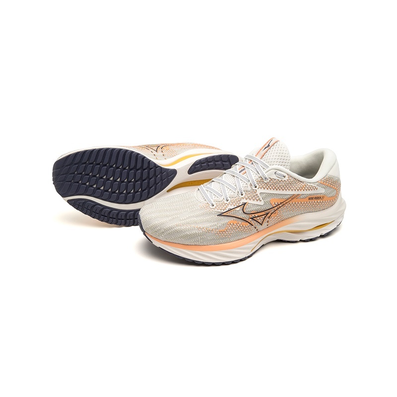 Chaussure Running Mizuno Wave Rider 27 Femme Blanche | France M3924XK