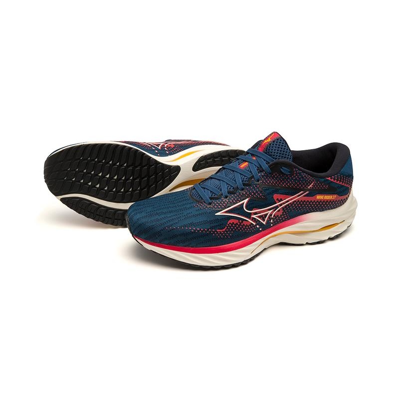 Chaussure Running Mizuno Wave Rider 27 Homme Bleu | France M2485DT