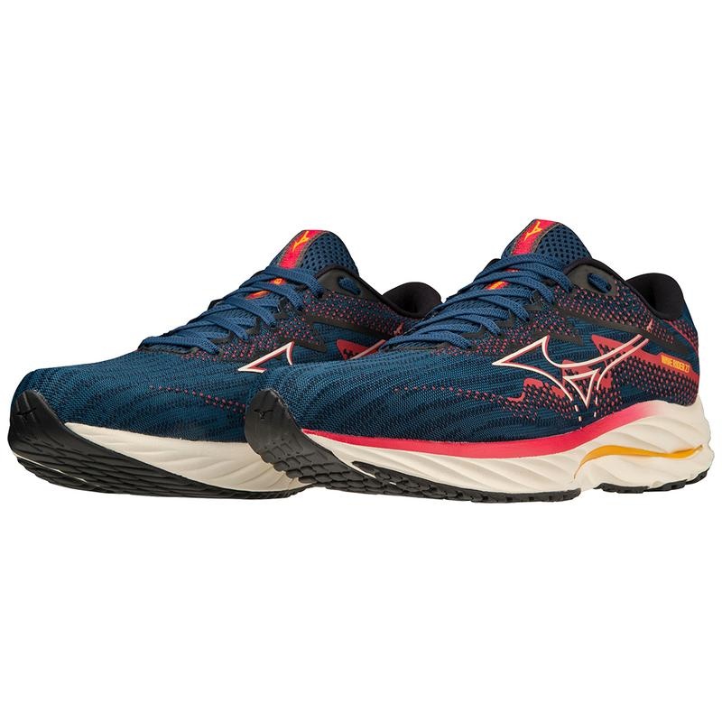 Chaussure Running Mizuno Wave Rider 27 Homme Bleu | France M2485DT