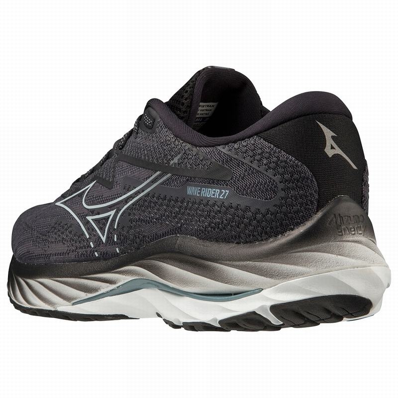 Chaussure Running Mizuno Wave Rider 27 Homme Bleu Noir | France M3187FM