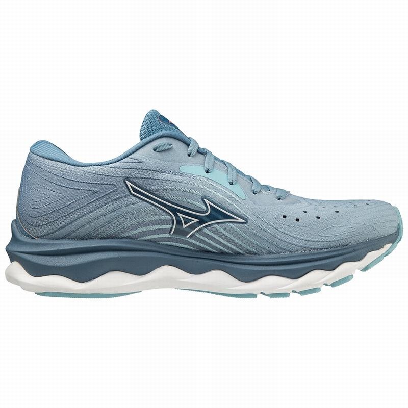 Chaussure Running Mizuno Wave Sky 6 Femme Blanche | France M6479ED