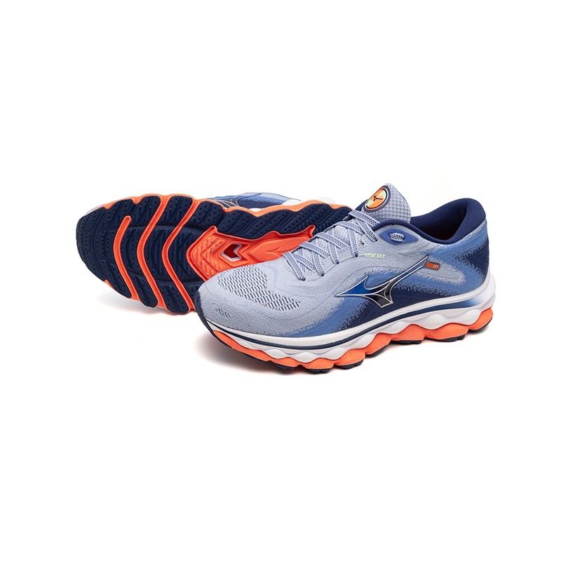 Chaussure Running Mizuno Wave Sky 7 Femme Bleu | France M8251OX