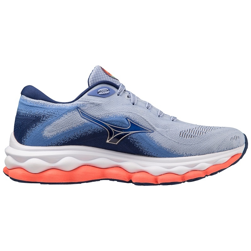 Chaussure Running Mizuno Wave Sky 7 Femme Bleu | France M8251OX