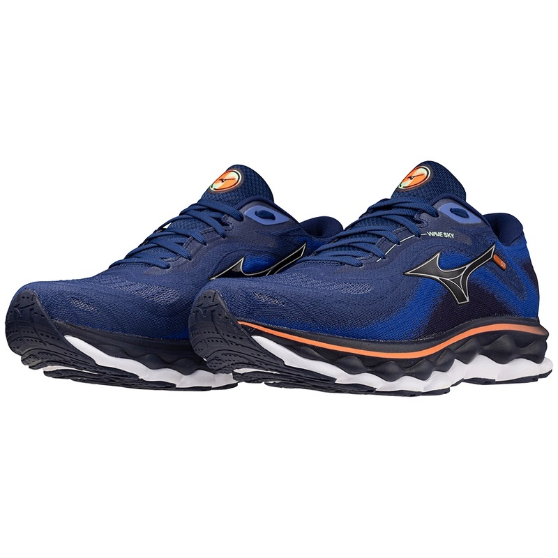 Chaussure Running Mizuno Wave Sky 7 Homme Argent | France M0843VJ