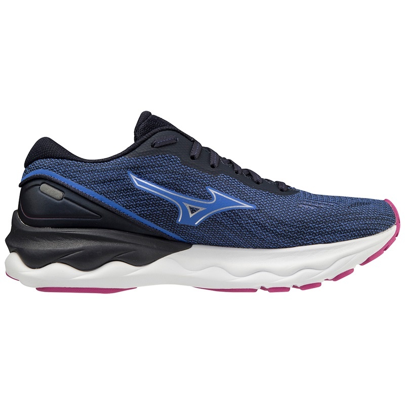 Chaussure Running Mizuno Wave Skyrise 3 Femme Bleu Bleu Marine | France M4089XA