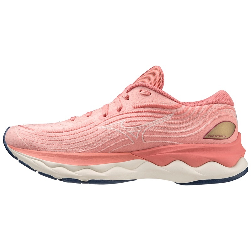 Chaussure Running Mizuno Wave Skyrise 4 Femme Corail Grise Corail | France M1946KP