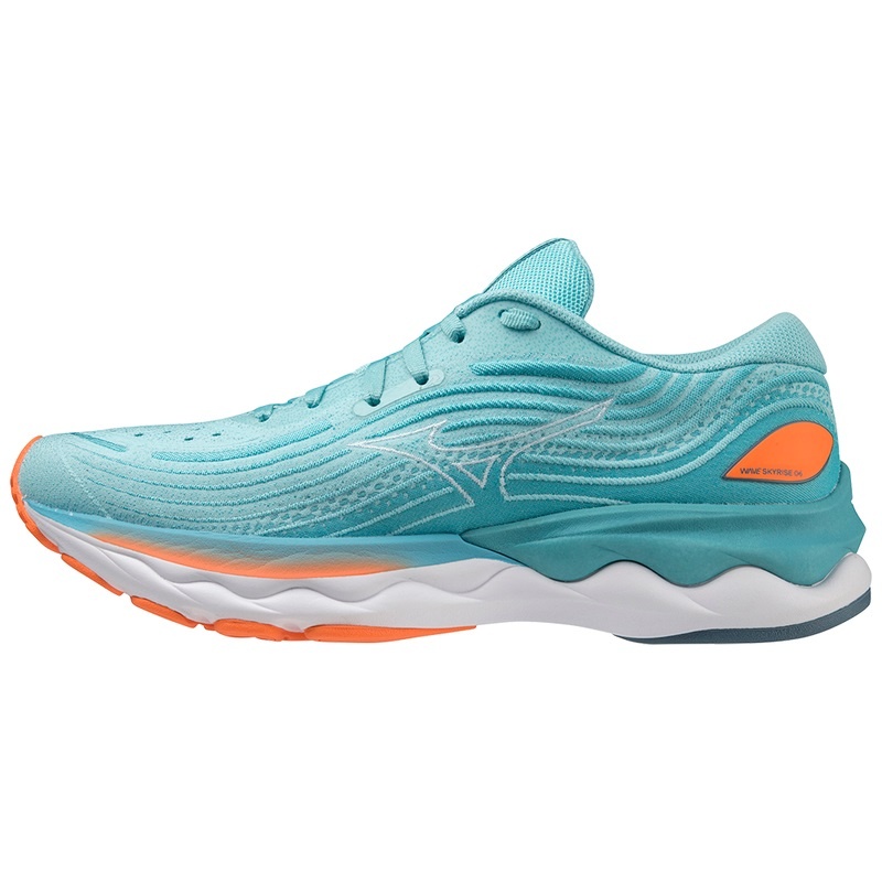 Chaussure Running Mizuno Wave Skyrise 4 Femme Marron Blanche Orange Clair | France M9071YO