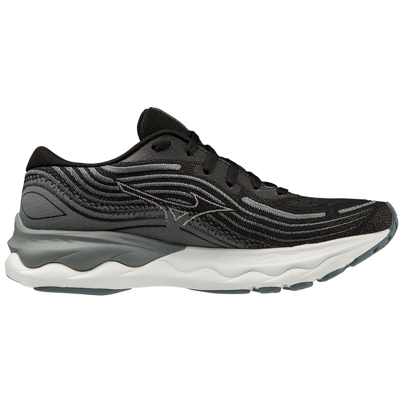 Chaussure Running Mizuno Wave Skyrise 4 Femme Noir Blanche | France M8524WB