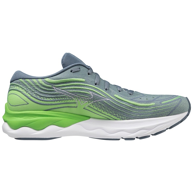 Chaussure Running Mizuno Wave Skyrise 4 Homme Vert Bleu | France M4289ZQ