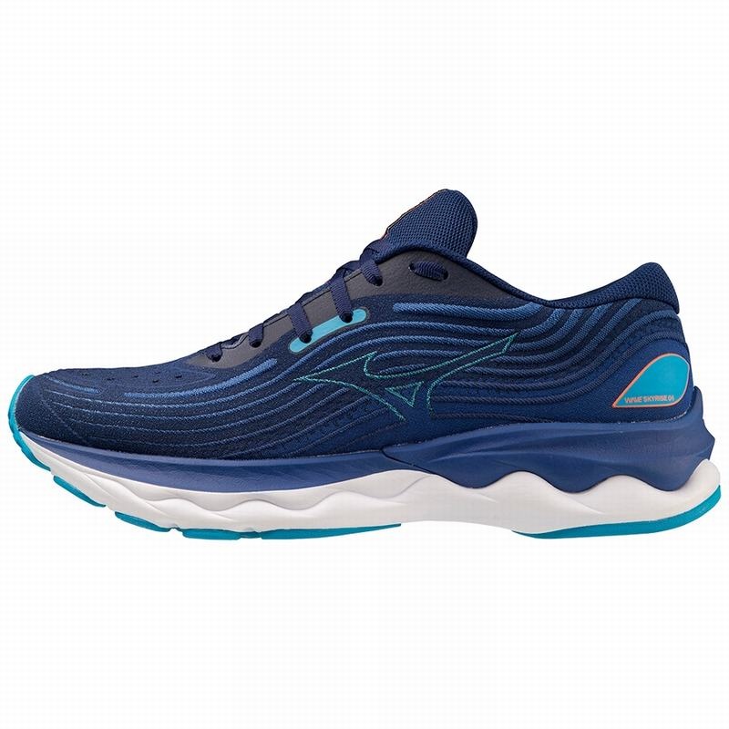 Chaussure Running Mizuno Wave Skyrise 4 Homme Bleu | France M9612CB