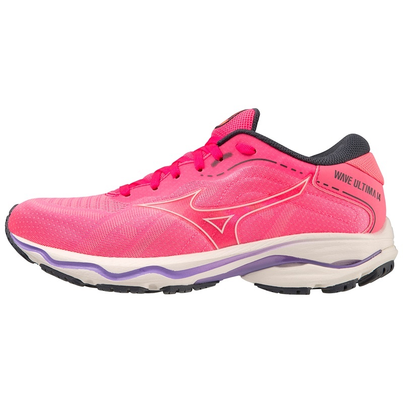 Chaussure Running Mizuno Wave Ultima 14 Femme Rose Blanche | France M5738QI