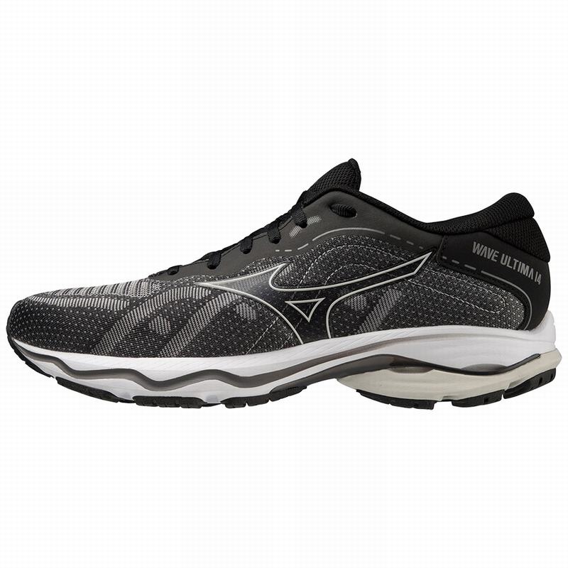 Chaussure Running Mizuno Wave Ultima 14 Homme Noir Argent | France M0539DE