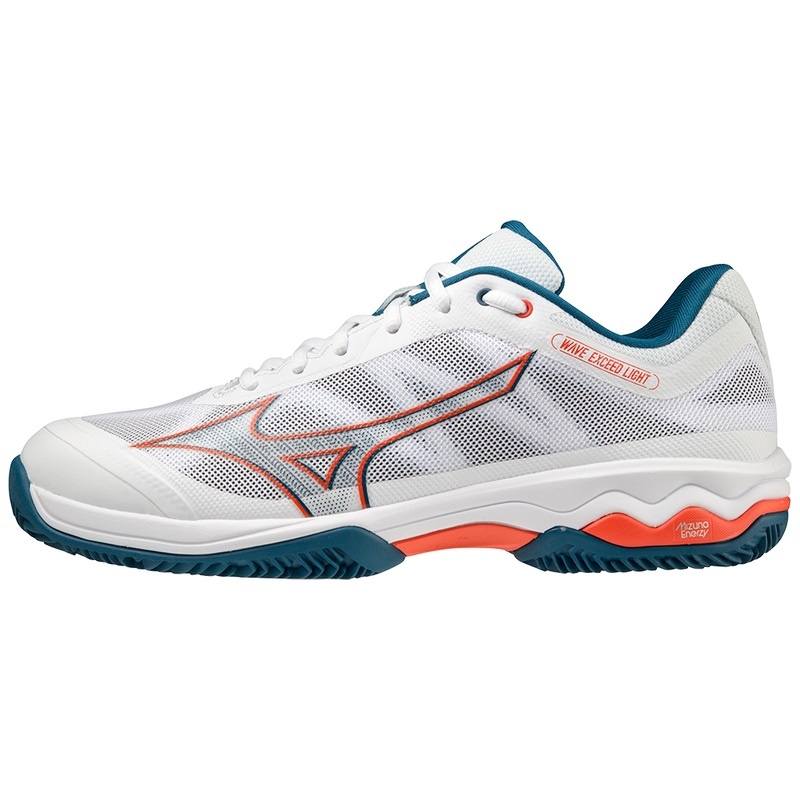 Chaussure Tennis Mizuno Wave Exceed Light CC Homme Blanche | France M4381LC