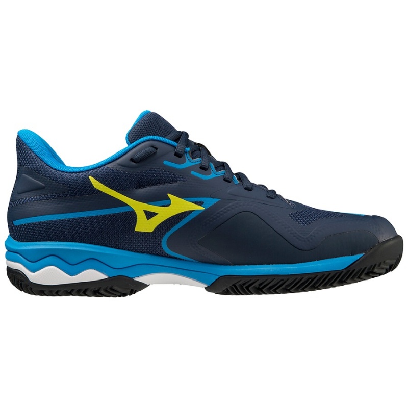 Chaussure Tennis Mizuno Wave Exceed Light 2 Homme Bleu | France M0658CF