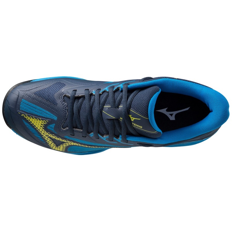 Chaussure Tennis Mizuno Wave Exceed Light 2 Homme Bleu | France M0658CF