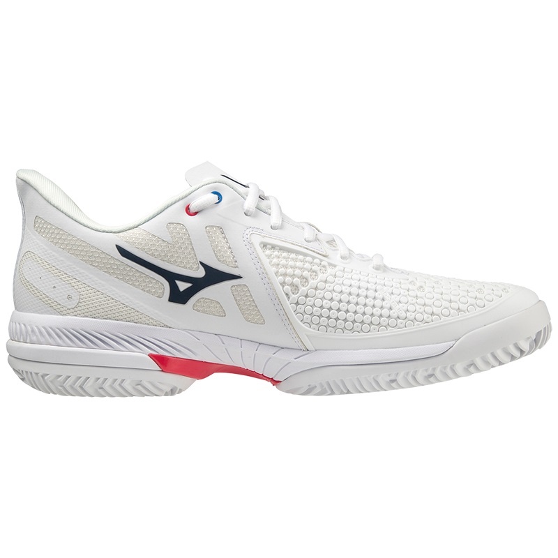 Chaussure Tennis Mizuno Wave Exceed Tour 5 CC Femme Blanche | France M4781BH