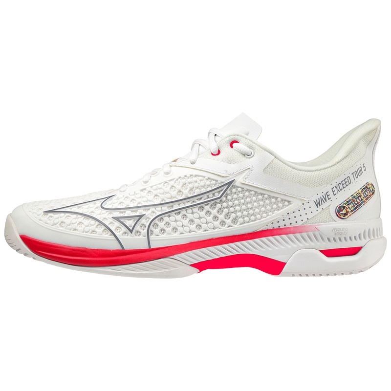 Chaussure Tennis Mizuno Wave Exceed Tour 5 CC Femme Blanche | France M8237ET