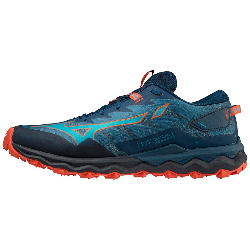 Chaussure Trail Running Mizuno Wave Daichi 7 Homme Bleu Marine | France M4092FC