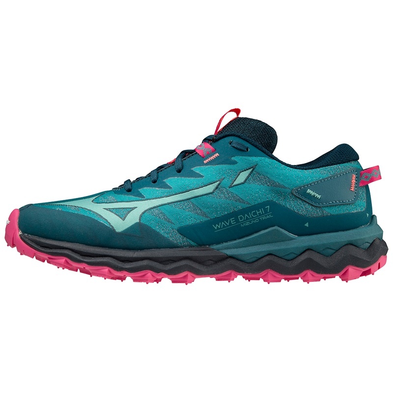 Chaussure Trail Running Mizuno Wave Daichi 7(W) Femme Bleu | France M5901YC