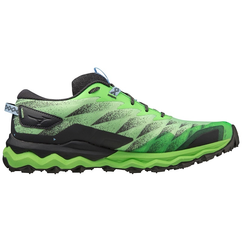 Chaussure Trail Running Mizuno Wave Daichi 7 Homme Vert Bleu | France M2468WZ