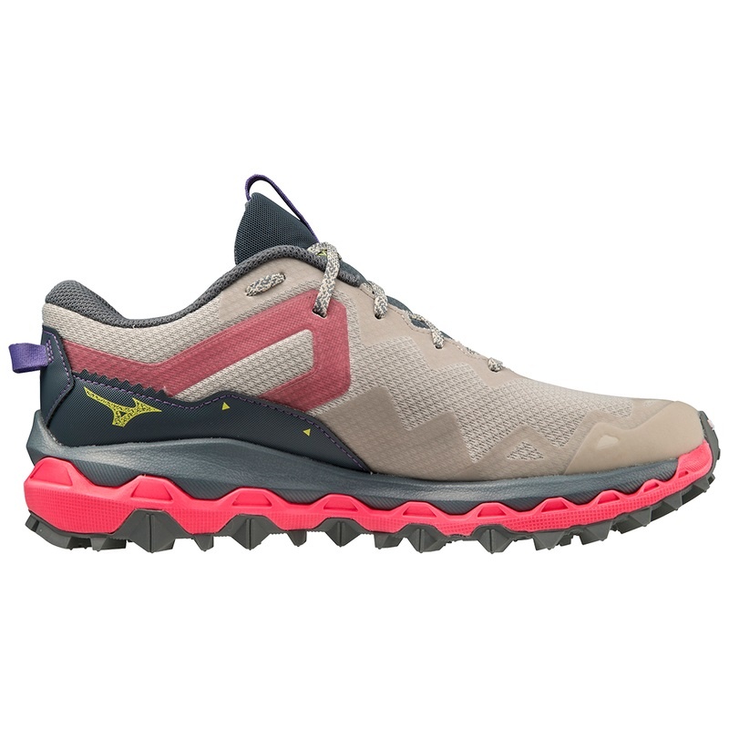 Chaussure Trail Running Mizuno Wave Mujin 9 Femme Rose | France M6501LA