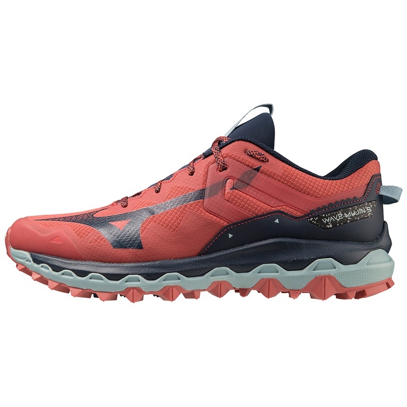 Chaussure Trail Running Mizuno Wave Mujin 9 Homme Rouge Bleu | France M9625LD