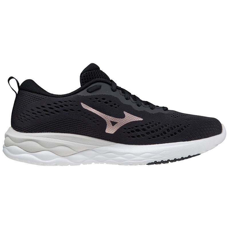 Chaussure Training Mizuno Wave Revolt 2 Femme Noir Blanche | France M4835GX