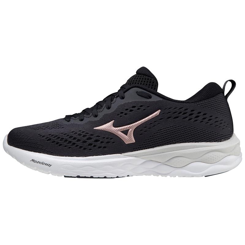 Chaussure Training Mizuno Wave Revolt 2 Femme Noir Blanche | France M4835GX